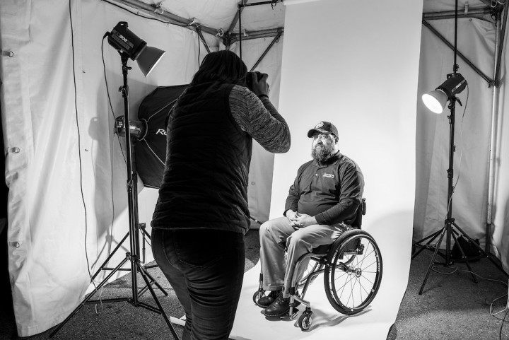 The Veterans Portrait Project, Edward Desmon. Photo by Stacy Pearsall.